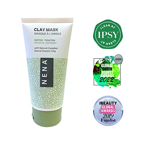 NENA Skincare Clay Mask - Clay Mask for Face - Purifies and Rejuvenates Skin with Mineral-Rich Formula - Refines Pores for Clearer Complexion - 4.2 oz