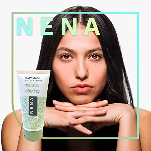NENA Skincare Clay Mask - Clay Mask for Face - Purifies and Rejuvenates Skin with Mineral-Rich Formula - Refines Pores for Clearer Complexion - 4.2 oz
