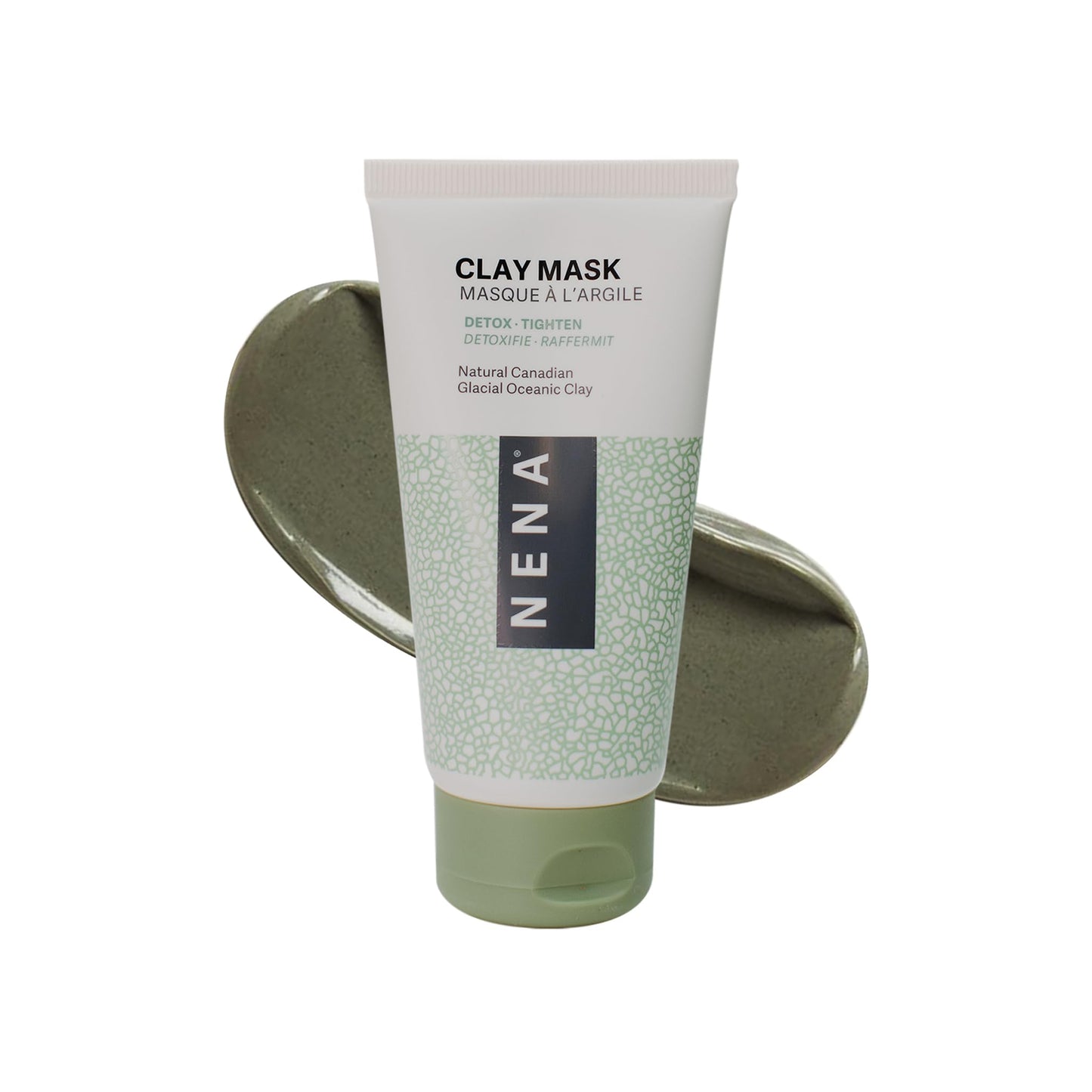 NENA Skincare Clay Mask - Clay Mask for Face - Purifies and Rejuvenates Skin with Mineral-Rich Formula - Refines Pores for Clearer Complexion - 4.2 oz