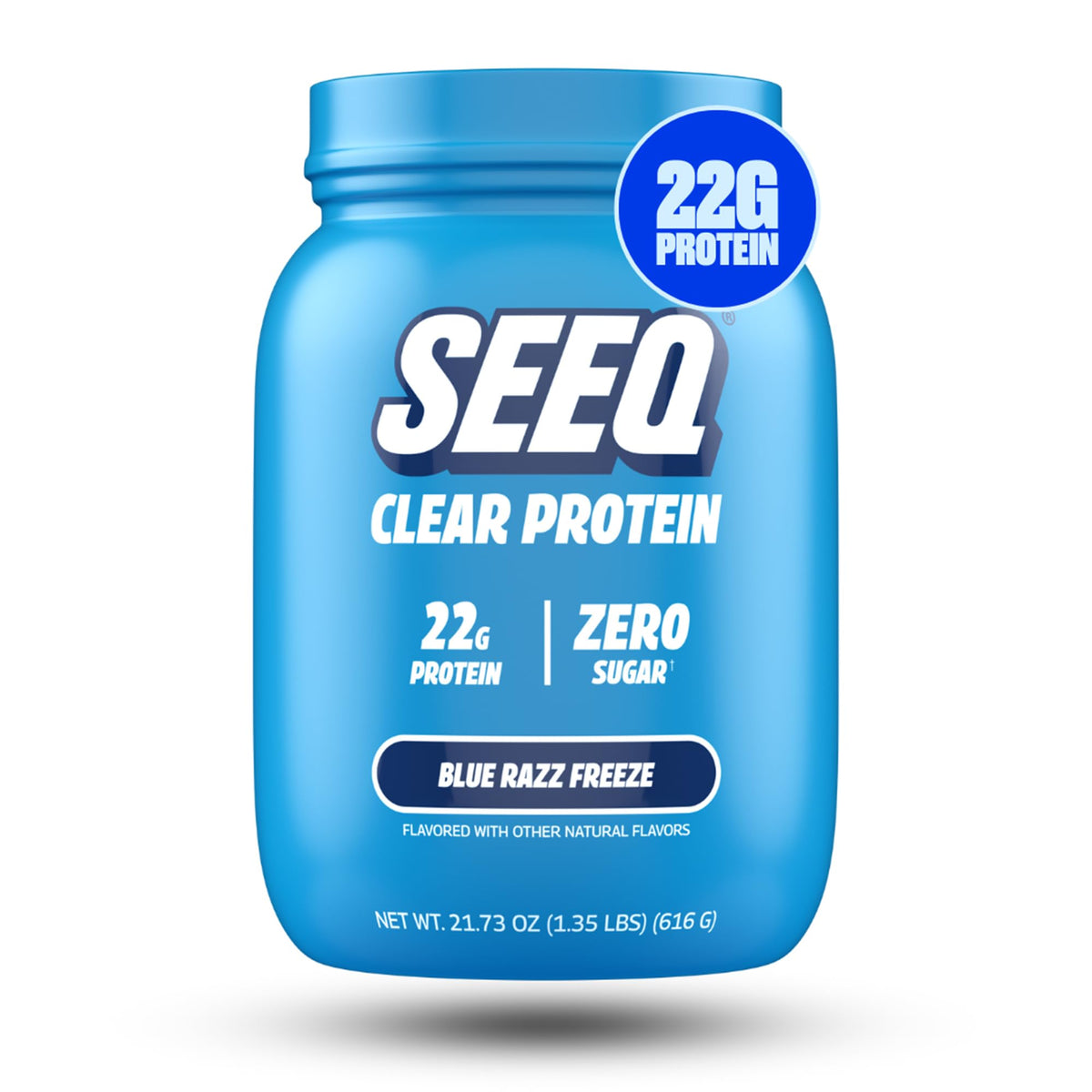SEEQ Clear Protein Powder - Watermelon Wave - 22 Servings - 22g Clear Whey Protein Isolate - Zero Sugar - 0g Lactose - Allergen Friendly - GLP1 Support - Bone Health - Muscle Post Workout Recovery