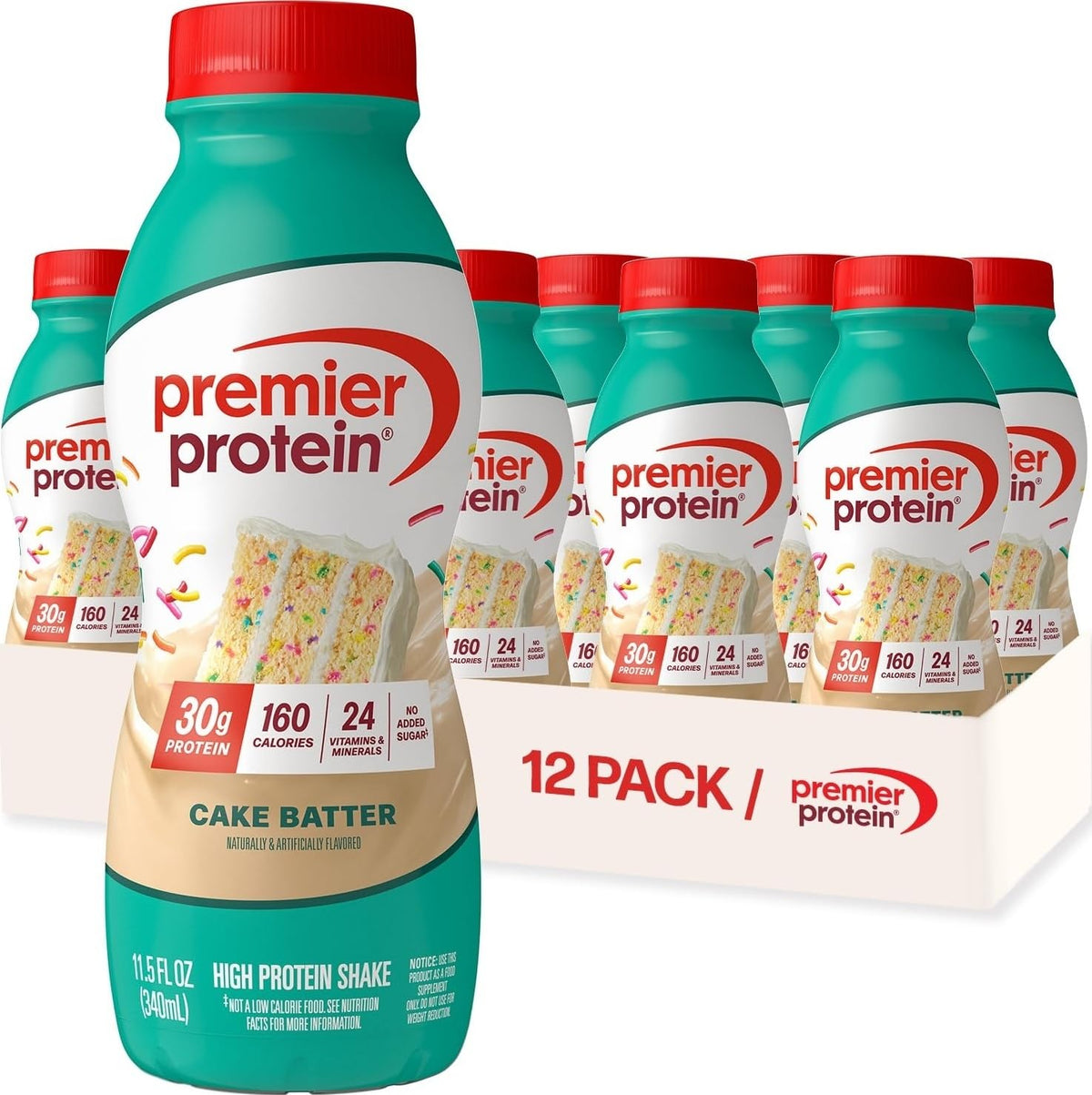 Premier Protein LIMITED EDITION 30g Shake, Lemon Bar, 12 Pack