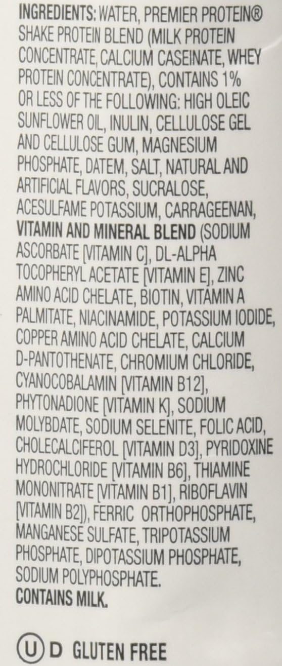 Premier Nutrition Protein Shakes, Bananas/Cream, 18 Count