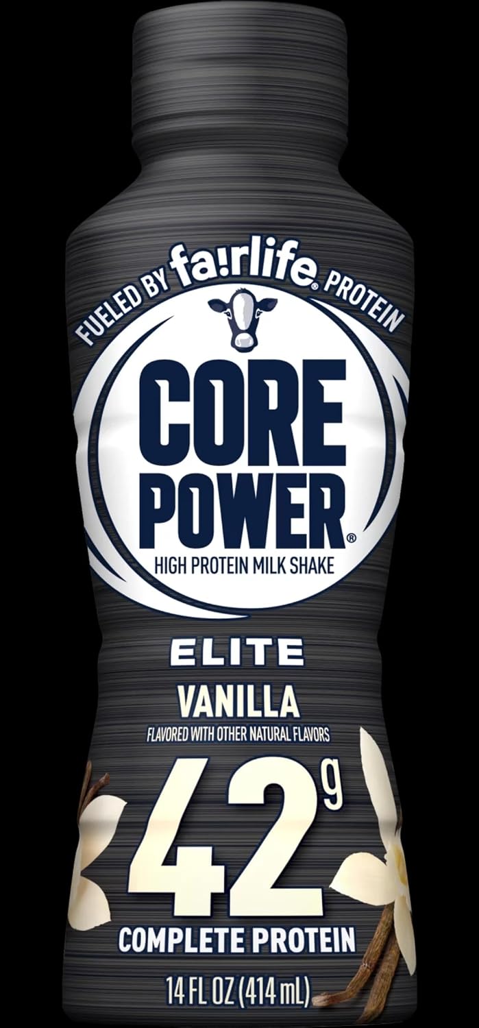 WESTERNMBY Fairlife Core Power High Protein Milk Shakes, Ready to Drink (6 Vanilla, 42g)