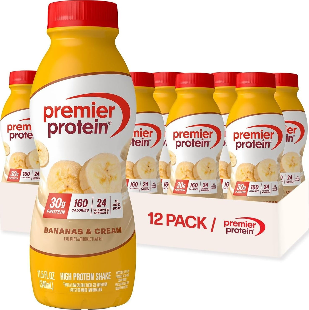 Premier Protein LIMITED EDITION 30g Shake, Lemon Bar, 12 Pack
