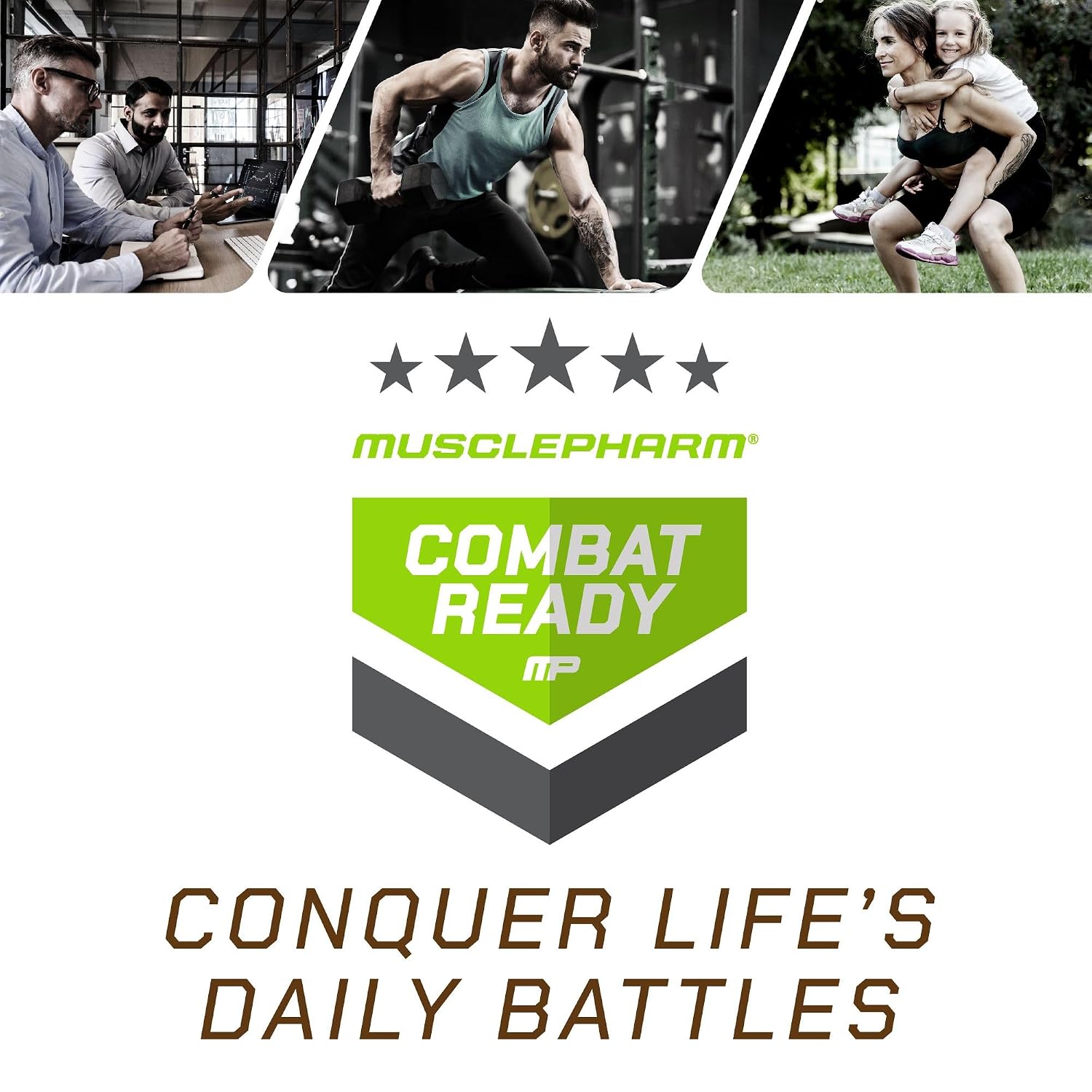 MusclePharm Combat Ready Protein Shake Chocolate Fudge Flavor - Pack of 12 | Chocolate Fudge Flavor, 40g Protein, BCAAs, Glutamine, 7g Fiber, No Added Sugar, Gluten Free Protein Shake