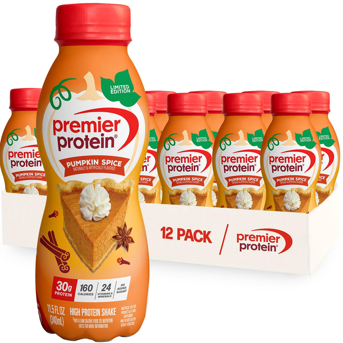 Premier Protein LIMITED EDITION 30g Shake, Lemon Bar, 12 Pack