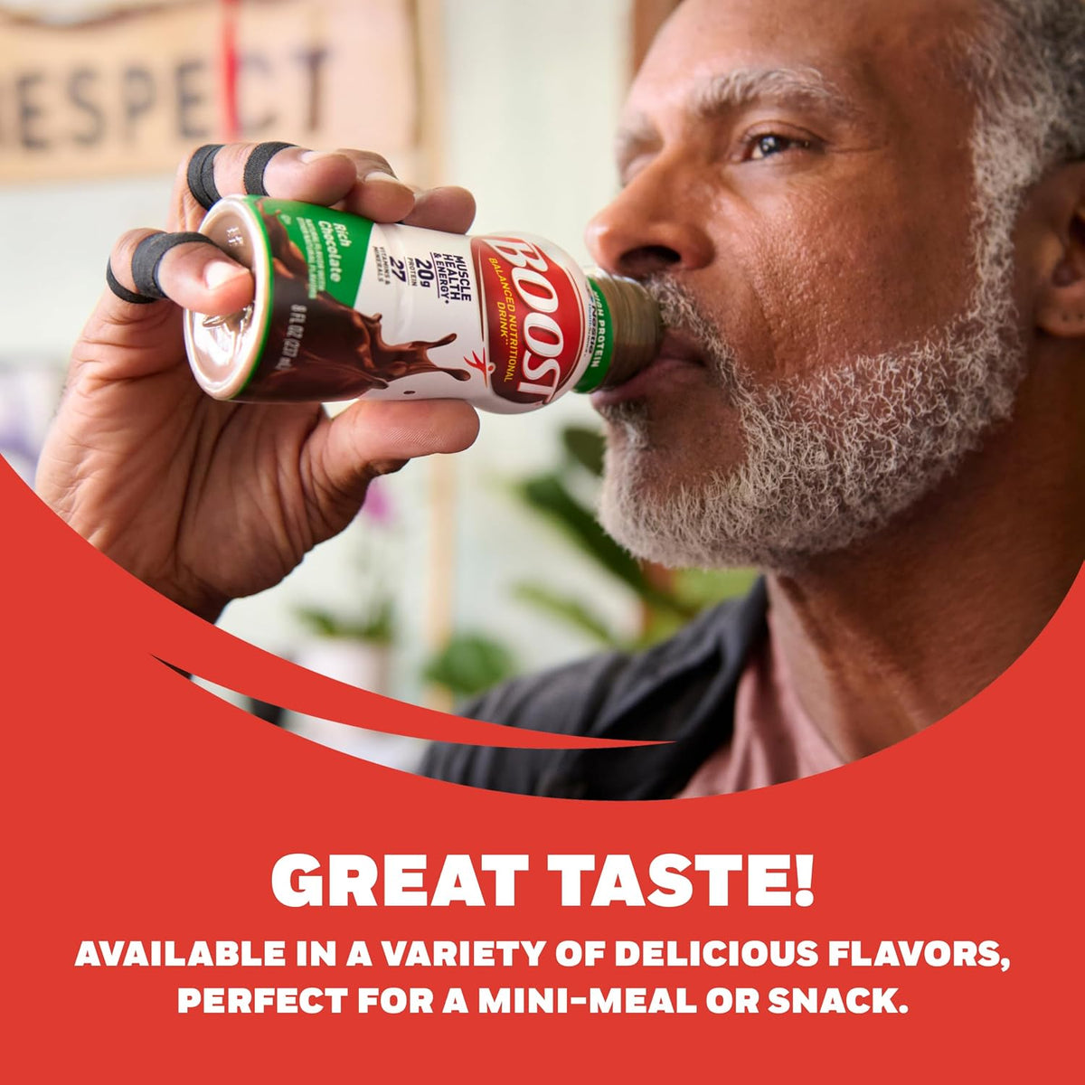 BOOST High Protein with Fiber Ready to Drink Complete Nutritional Drink, Very Vanilla, 8 fl oz Bottle, 24 Pack