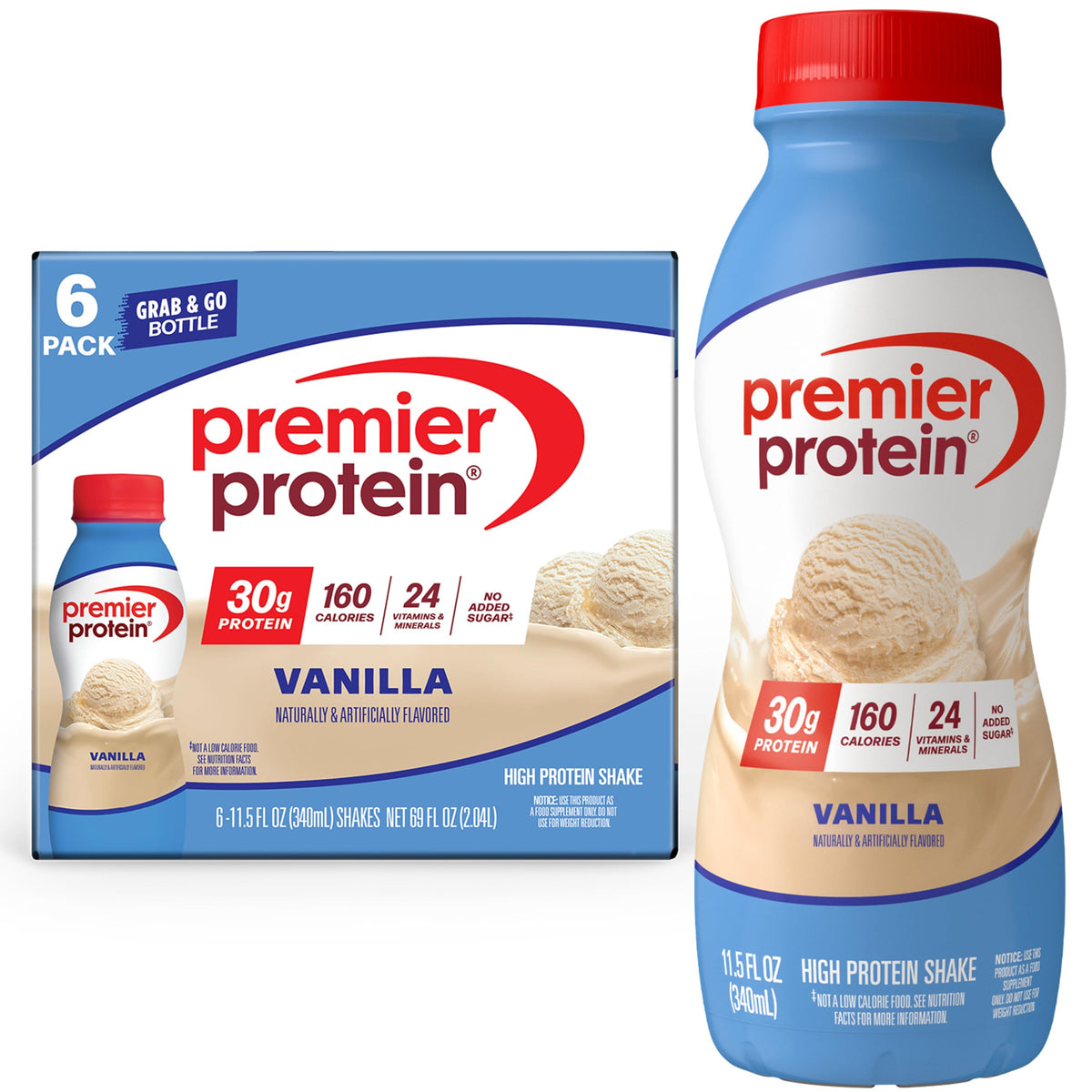 Premier Protein LIMITED EDITION 30g Shake, Lemon Bar, 12 Pack