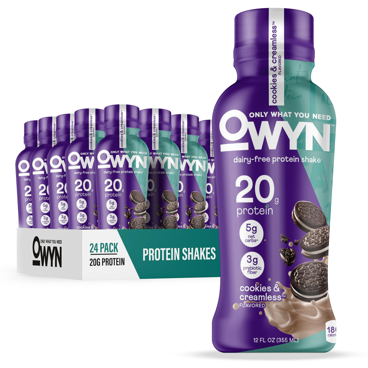 OWYN Only What You Need 20g Protein Shake Variety Pack, Dairy Free, 12 Ct